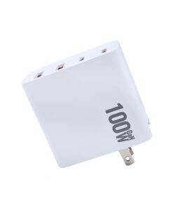 100W GaN 4 Port PD QC Wall Charger for MacBook Xiaomi Samsung