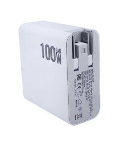 100W GaN 4 Port PD QC Wall Charger for MacBook Xiaomi Samsung