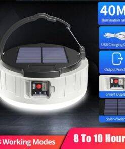 100W Solar Camping Light