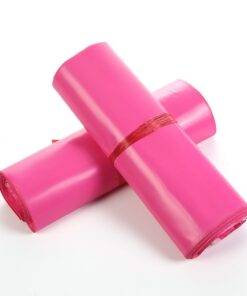 100pc A4 (250×350) Courier Mailer Bags Pink