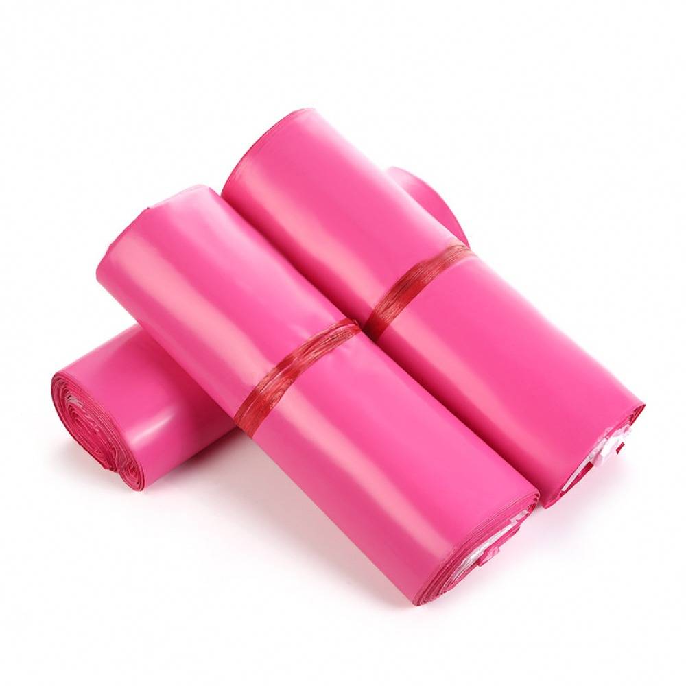 100pc A4 (250×350) Courier Mailer Bags Pink