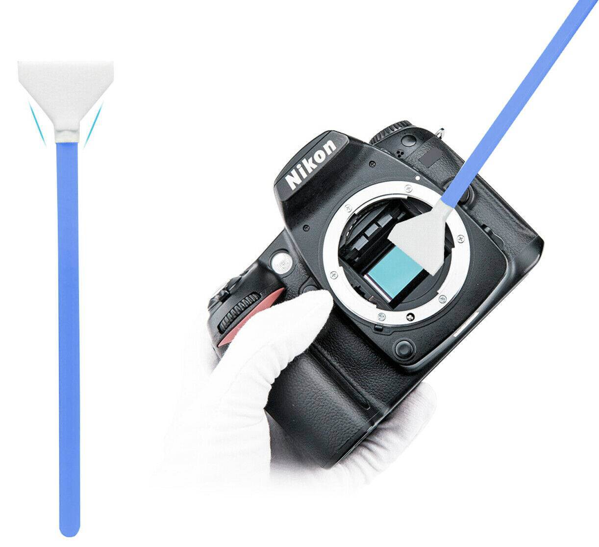 10PCs Camera Cleaning Swab CCD CMOS DRY Cleaner