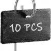10PCs Reusable Garden Plant Labels Slate Stone
