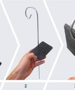 10PCs Reusable Garden Plant Labels Slate Stone