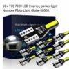 10PCs T10 LED 7020