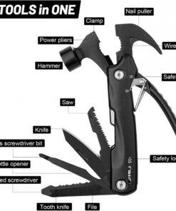 12 in 1 Hammer Knife Saw Survival Gear Tools Kit