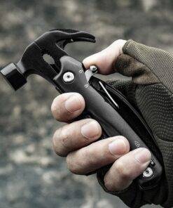 12 in 1 Hammer Knife Saw Survival Gear Tools Kit