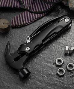 12 in 1 Hammer Knife Saw Survival Gear Tools Kit