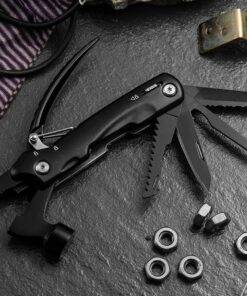 12 in 1 Hammer Knife Saw Survival Gear Tools Kit