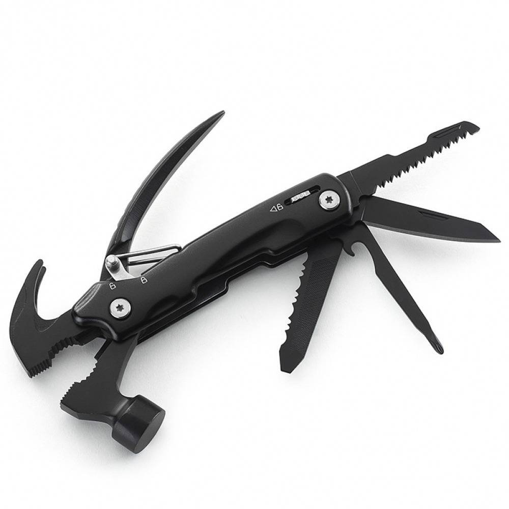 12 in 1 Hammer Knife Saw Survival Gear Tools Kit