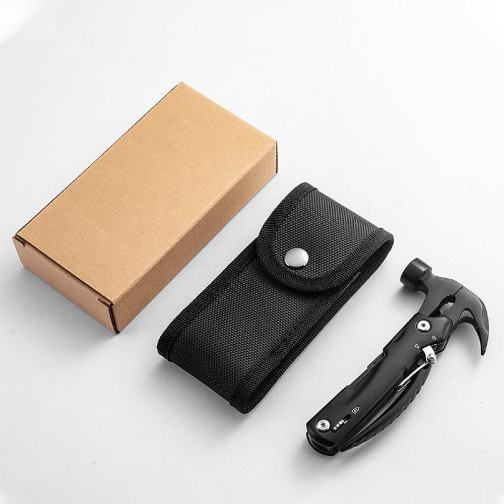 12 in 1 Hammer Knife Saw Survival Gear Tools Kit