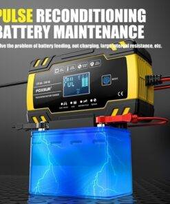 12V/24V Smart Car Battery Charger with screen