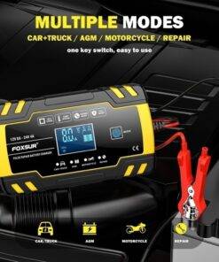 12V/24V Smart Car Battery Charger with screen