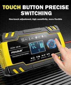 12V/24V Smart Car Battery Charger with screen