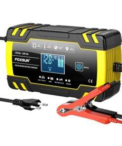 12V/24V Smart Car Battery Charger with screen