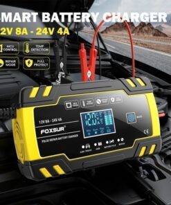 12V/24V Smart Car Battery Charger with screen