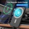 15W MagSafe Car Wireless Charger Mount Phone Holder
