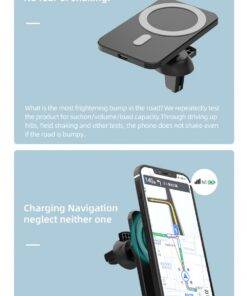 15W MagSafe Car Wireless Charger Mount Phone Holder