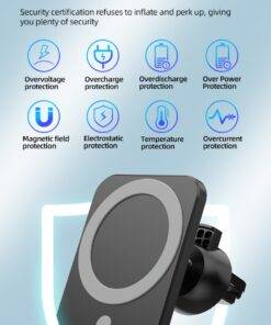 15W MagSafe Car Wireless Charger Mount Phone Holder