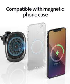 15W MagSafe Car Wireless Charger Phone Holder