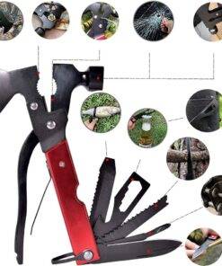 18-in-1 EDC Multi-Tool Axe Hammer Survival Knife Kit