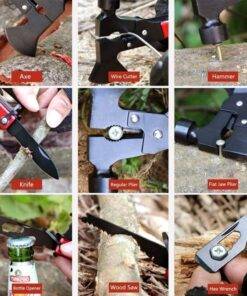 18-in-1 EDC Multi-Tool Axe Hammer Survival Knife Kit