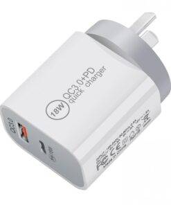 18W PD QC3.0 USB wall fast charger plug adapter iPhone android mobile phone