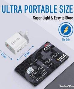 18W PD QC3.0 USB wall fast charger plug adapter iPhone android mobile phone