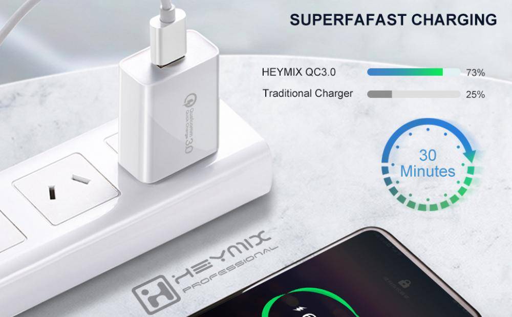 18W QC3.0 USB wall fast charger plug adapter NZ Certification