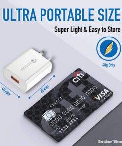 18W QC3.0 USB wall fast charger plug adapter NZ Certification