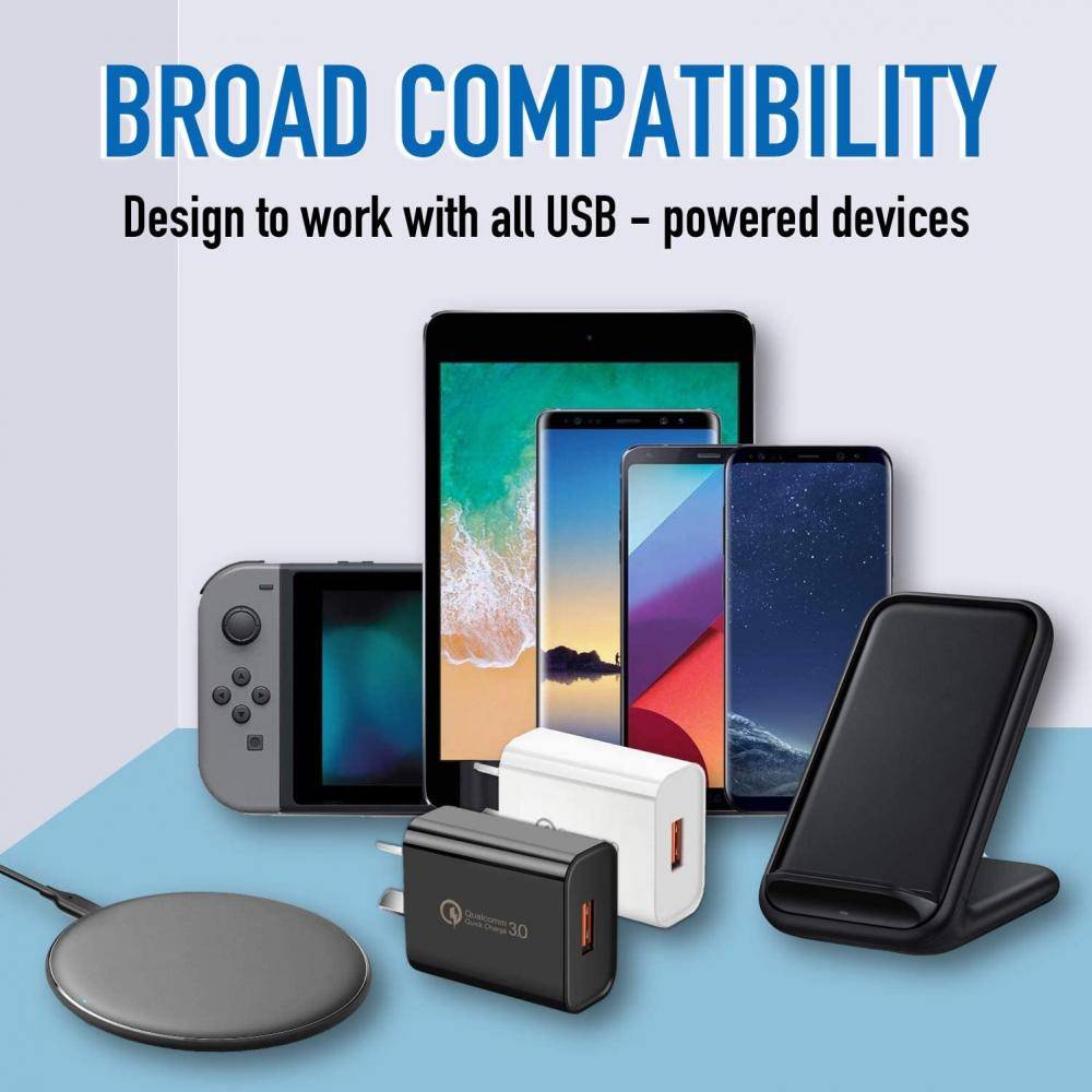 18W QC3.0 USB wall fast charger plug adapter NZ Certification