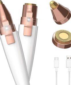 2-in-1 Facial Trimmer Hair Shaver Eyebrow Shaver