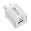 20W Mini Type-C (USB-C) PD and QC3.0 wall charger plug adapter for iPhone Android mobile charger