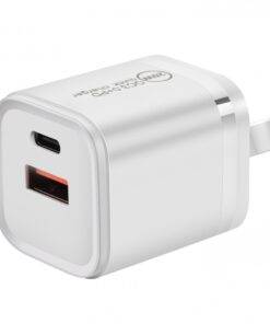 20W Mini Type-C (USB-C) PD and QC3.0 wall charger plug adapter for iPhone Android mobile charger