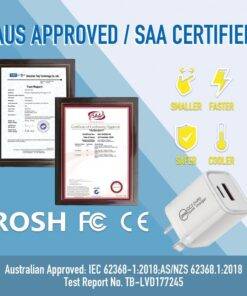 20W Mini Type-C (USB-C) PD and QC3.0 wall charger plug adapter for iPhone Android mobile charger