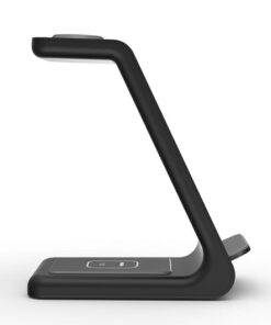 3-in-1 Qi-Certified Fast Wireless Charging Station for Apple – Black