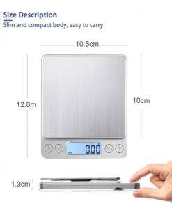 3000g Digital Backlight Scale High Precision