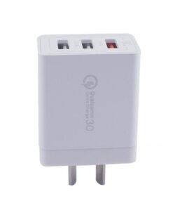 30W QC 3.0 3 Port USB Wall Charger Adapter