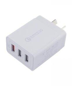 30W QC 3.0 3 Port USB Wall Charger Adapter