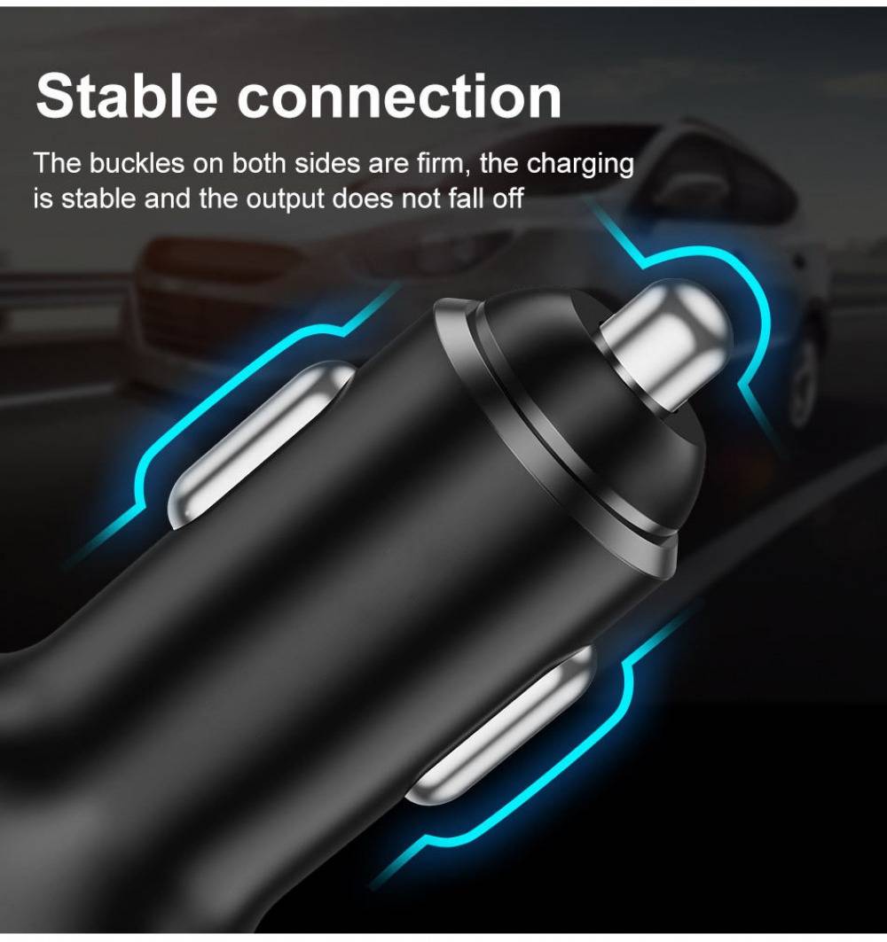 30w Fast Charging 3 Port Type-C PD USB Car Charger