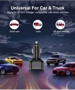 30w Fast Charging 3 Port Type-C PD USB Car Charger