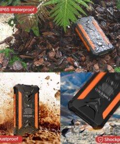 36000mAh Heavy Duty Solar Power Bank Wireless Type-C PD USB Charing