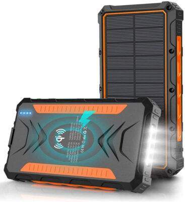 36000mAh Heavy Duty Solar Wireless Charging Power Bank