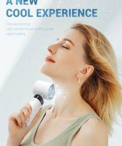 3600mAh Handheld Portable Fan USB Neck Hanging Fan