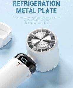 3600mAh Handheld Portable Fan USB Neck Hanging Fan