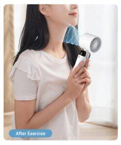 3600mAh Handheld Portable Fan USB Neck Hanging Fan