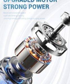 3600mAh Handheld Portable Fan USB Neck Hanging Fan