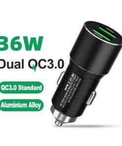 36w Ultra-Fast Dual USB Car Charger