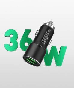 36w Ultra-Fast Dual USB Car Charger