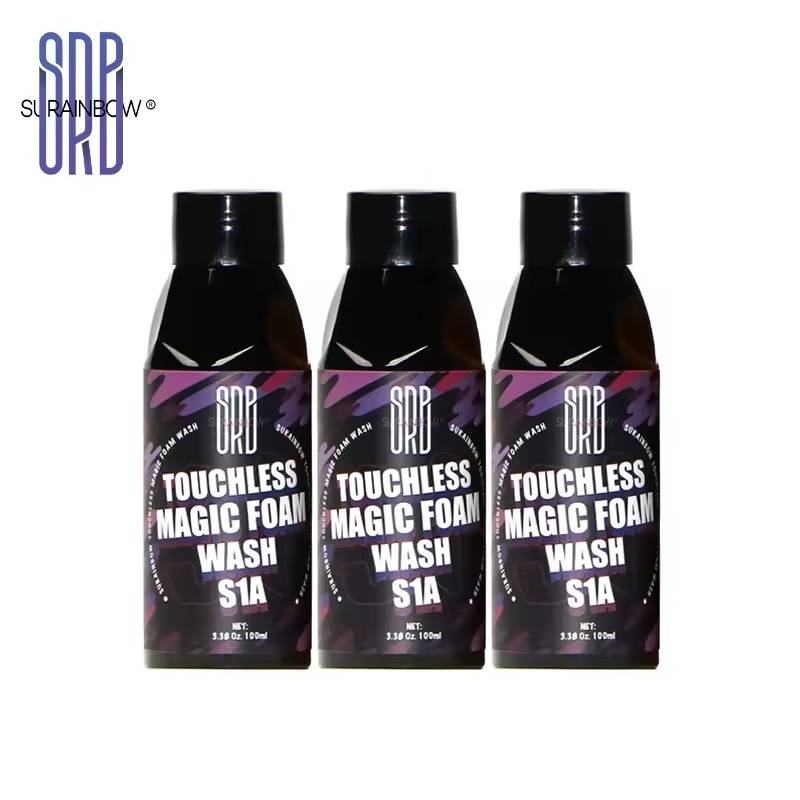 3PCs SRB Surainbow Pink Touchless Magic Foam Wash Wax